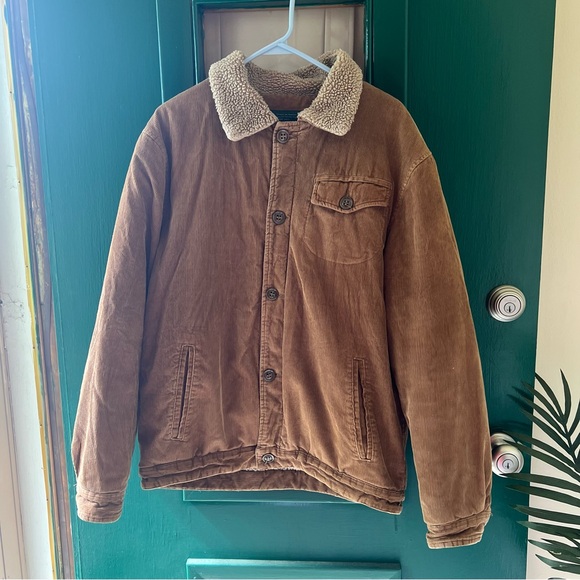 Eddie Bauer Other - Eddie Bauer Brown Sherpa-Collar Jacket